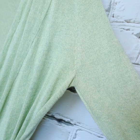 Moth Pastel Green Ballet Wool Blend Long Sleeve Top - Picture 4 of 7